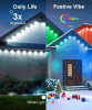 MULIVID 150FT PERMANENT OUTDOOR LIGHTS SMART RGB REMOTE APP CONTROL. MULIVID 150FT PERMANENT OUTDOOR LIGHTS SMART RGB REMOTE APP CONTROL.