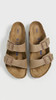 BIRKENSTOCK WOMEN'S ARIZONA SOFT FOOTBED - SIZE: MEN 9.5N WOMEN 11.5N - TOBACCO