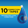 BIC WITE-OUT EZ CORRECT TEAR-RESISTANT TAPE 39.3 FT 10-COUNT PACK - MULTICOLOR New BIC WITE-OUT EZ CORRECT TEAR-RESISTANT TAPE 39.3 FT 10-COUNT PACK - MULTICOLOR New