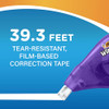 BIC WITE-OUT EZ CORRECT TEAR-RESISTANT TAPE 39.3 FT 10-COUNT PACK - MULTICOLOR New BIC WITE-OUT EZ CORRECT TEAR-RESISTANT TAPE 39.3 FT 10-COUNT PACK - MULTICOLOR New