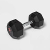 ALL IN MOTION HEX DUMBBELL 35LBS, BLACK ALL IN MOTION HEX DUMBBELL 35LBS, BLACK