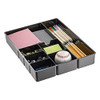 OFFICEMATE DEEP DRAWER ORGANIZER TRAY, 8 COMPARTMENTS, 2 1/4H X 15 1/8W - BLACK OFFICEMATE DEEP DRAWER ORGANIZER TRAY, 8 COMPARTMENTS, 2 1/4H X 15 1/8W - BLACK