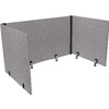 Lumeah Adjustable Desk Screen Returns 48 to 78 x 29 x 26.5 Grey LUAD48301G New Lumeah Adjustable Desk Screen Returns 48 to 78 x 29 x 26.5 Grey LUAD48301G New
