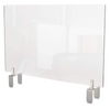 GHENT CLEAR PARTITION EXTENDER ATTACHED CLAMP 29 X 3.88 X 18 THERMOPLASTIC New GHENT CLEAR PARTITION EXTENDER ATTACHED CLAMP 29 X 3.88 X 18 THERMOPLASTIC New
