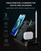 Qi-EU Wireless Charger 4 in 1 Fast Wireless Charging Apple Watch Airpods Pro