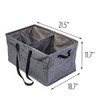HONEY-CAN-DO LARGE TRUNK ORGANIZER AUT-07984 - GRAY New HONEY-CAN-DO LARGE TRUNK ORGANIZER AUT-07984 - GRAY New
