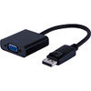 ATIVA DISPLAYPORT TO VGA PIGTAIL ADAPTER 6” BLACK 36543 - BLACK New