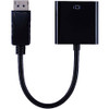 ATIVA DISPLAYPORT TO VGA PIGTAIL ADAPTER 6” BLACK 36543 - BLACK New