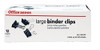 Office Depot Binder Clips, Large, 2" WIDE, 1" CAPACITY - Box Of 12 BLACK New Office Depot Binder Clips, Large, 2" WIDE, 1" CAPACITY - Box Of 12 BLACK New