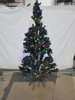 GENERIC CHRISTMAS TREE WITH PINE CONES AND BERRIES 2.1M (6.89FT) - GREEN