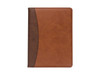 Samsill Two-Tone Padfolio-Spine Accent 10 3/5w x 14 1/4h Tan/Brown 71656