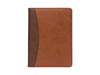 Samsill Two-Tone Padfolio-Spine Accent 10 3/5w x 14 1/4h Tan/Brown 71656