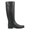 HUNTER WOMEN'S REFINED TALL RAIN BOOT SIZE WOMEN 8 BLACK