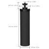 Huining 2PCS Black Water Filters - Household Gravity Filter System - Black New Huining 2PCS Black Water Filters - Household Gravity Filter System - Black New