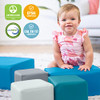 ECR4Kids SoftZone Toddler Foam Building Blocks Foam Playset 7-Piece Set