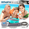 SERENELIFE AUTOMATIC ROBOT POOL CLEANING ROBOT THREE MOTORS A3284 - TURQUOISE
