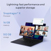 ASUS VIVOBOOK 16” WUXGA 60Hz Snapdragon X Qualcom Adreno 16GB 512GB - QUIET BLUE