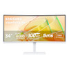 SAMSUNG 34” VIEWFINITY S65TC SERIES ULTRA-WQHD 1000R MONITOR LS34C650TANXGO