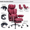 EFOMAO BIG AND TALL OFFICE CHAIR WITH LUMBAR SUPPORT (RED) EFOMAO BIG AND TALL OFFICE CHAIR WITH LUMBAR SUPPORT (RED)