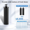 Activated Carbon Water Filter with UF Membrane Compatible with Berkey® BB9-2