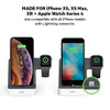 BELKIN MAGNETIC 2-IN-1 LIGHTNING CHARGING DOCK FOR APPLE IPHONE AND WATCH BLACK