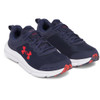 UNDER ARMOUR CHARGED ASSERT 10 - SIZE MEN 8.5 MIDNIGHT NAVY/RED
