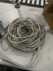 METAL GARDEN HOSE 100FT- STAINLESS STEEL WATER HOSE WITH SOLID FITTING - SILVER