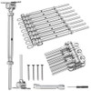 BLIKA 10PAIRS 1/8" CABLE RAILE SWAGE TOGGLE TURNBUCKLE HARDWARE BL025 SILVER New BLIKA 10PAIRS 1/8" CABLE RAILE SWAGE TOGGLE TURNBUCKLE HARDWARE BL025 SILVER New