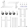 FISHAT HEAVY DUTY DOUBLE ROD CLOTHES RACK - WHITE FISHAT HEAVY DUTY DOUBLE ROD CLOTHES RACK - WHITE