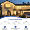 Brightever Permanent Outdoor Lights, Upgraded Warm White Outdoor Light 100FT Brightever Permanent Outdoor Lights, Upgraded Warm White Outdoor Light 100FT