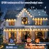 Brightever Permanent Outdoor Lights, Upgraded Warm White Outdoor Light 100FT Brightever Permanent Outdoor Lights, Upgraded Warm White Outdoor Light 100FT