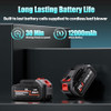 BOFEUNNG Cordless Leaf Blower, 130000 RPM Portable Cleaner 2 Pack, Black BOFEUNNG Cordless Leaf Blower, 130000 RPM Portable Cleaner 2 Pack, Black