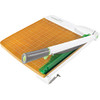 WESTCOTT 12" CARBOTITANIUM WOOD BASE GUILLOTINE PAPER CUTTER - GREEN/WHITE WESTCOTT 12" CARBOTITANIUM WOOD BASE GUILLOTINE PAPER CUTTER - GREEN/WHITE