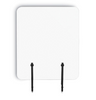 MASTERVISION PROTECTOR SERIES FRAMELESS GLASS DESKTOP DIVIDER 47.2 X 0.16 X 35.4 New MASTERVISION PROTECTOR SERIES FRAMELESS GLASS DESKTOP DIVIDER 47.2 X 0.16 X 35.4 New