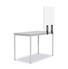 MASTERVISION PROTECTOR SERIES FRAMELESS GLASS DESKTOP DIVIDER 47.2 X 0.16 X 35.4 New MASTERVISION PROTECTOR SERIES FRAMELESS GLASS DESKTOP DIVIDER 47.2 X 0.16 X 35.4 New