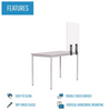 MASTERVISION PROTECTOR SERIES FRAMELESS GLASS DESKTOP DIVIDER 47.2 X 0.16 X 35.4 New MASTERVISION PROTECTOR SERIES FRAMELESS GLASS DESKTOP DIVIDER 47.2 X 0.16 X 35.4 New