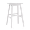 HILLSDALE MORENO WOOD BACKED BAR HEIGHT STOOL 29" HIGH 5580-831A - SEA WHITE New