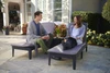 KETER JAIPUR GARDEN SUN LOUNGER ADJUSTABLE BACKREST FOLDING GARDEN LOUNGER