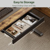Agilestic Electric Standing Desk with Integrated Drawer, Height Adjustable