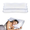 SKG Feather Adjustable Cervical Neck Bed Pillow - White