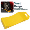 ZONETECH TIRE SAVER RAMPS - PREMIUM ANTI- SLIP DESIGN PREVENTION 8 PACK - YELLOW