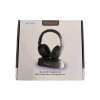 NOUUI BLUETOOTH HEADPHONES WITH TRANSMITTER CHARGING DOCK - BLACK