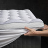 MILCABE 3 INCH ULTRA-FLUFFY MEMORY FOAM MATTRESS TOPPER TWIN XL - WHITE New MILCABE 3 INCH ULTRA-FLUFFY MEMORY FOAM MATTRESS TOPPER TWIN XL - WHITE New