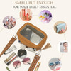 Loxomu Clear Crossbody Bag Stadium Approved Waterproof Purses Women Brown Loxomu Clear Crossbody Bag Stadium Approved Waterproof Purses Women Brown