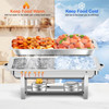 BLUEBOW 4 PACK CHAFING DISHES FOR BUFFET SET - SILVER BLUEBOW 4 PACK CHAFING DISHES FOR BUFFET SET - SILVER