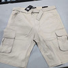 BLU ROCK MEN'S SLIM FIT STRETCH BELTED CARGO SHORTS - SIZE: MEN 38 - STONE New