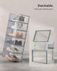 SONGMICS SHOE BOXES PACK OF 12 SHOE STORAGE ORGANIZERS ULSP006G12 - GRAY SONGMICS SHOE BOXES PACK OF 12 SHOE STORAGE ORGANIZERS ULSP006G12 - GRAY
