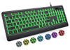LUZARRIBA WIRED BACKLIT KEYBOARD FOR MAC LIGHTED USB KEYBOARDS - BLACK LUZARRIBA WIRED BACKLIT KEYBOARD FOR MAC LIGHTED USB KEYBOARDS - BLACK