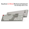 KEYCHRON C2 108 KEYS FULL SIZE WIRED MECHANICAL KEYBOARD BROWN SWITCH - GRAY
