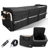 RHINOZERO TRUNK ORGANIZER | SEDAN SUV TRUCKS, DETACHABLE COOLER BAG - BLACK - XL RHINOZERO TRUNK ORGANIZER | SEDAN SUV TRUCKS, DETACHABLE COOLER BAG - BLACK - XL